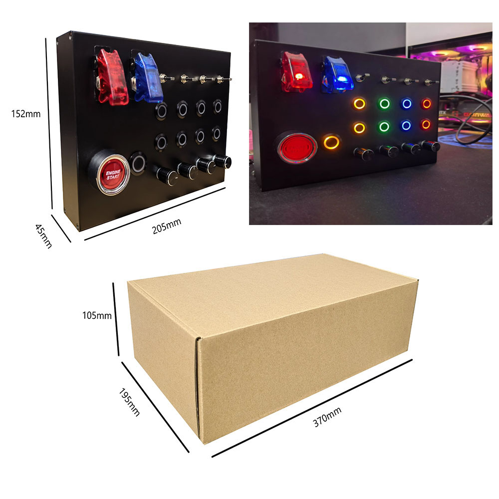 Arcade Button Pcb - صندوق التحكم USB PC Simracing لـ
