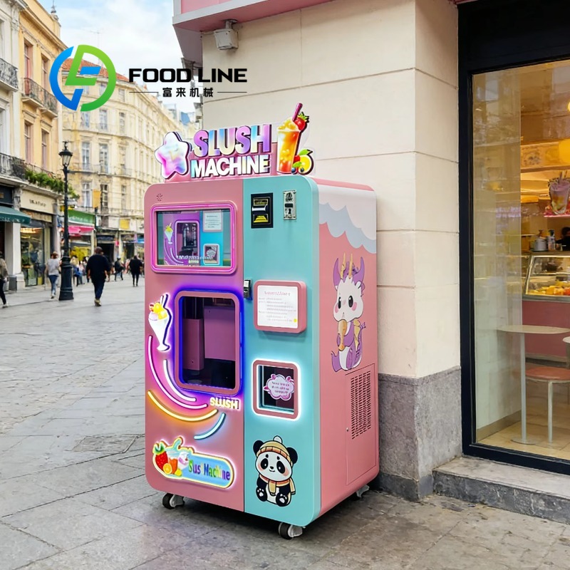 Slushie Machine Vending - آلة بيع السلاش سريعة الذوبان مع