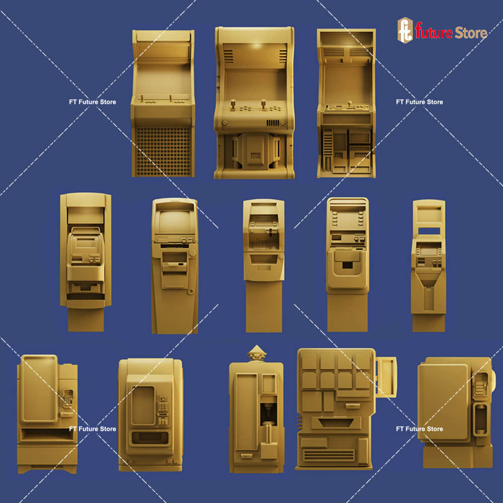 Arcade Game Vending Machine - نموذج مصغر ثلاثي الأبعاد بمقياس 1/64