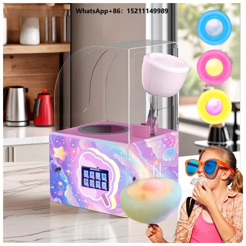 Candy Floss Machine - ماكينة T30 الصناعية الصغيرة شبه الأوتوماتيكية