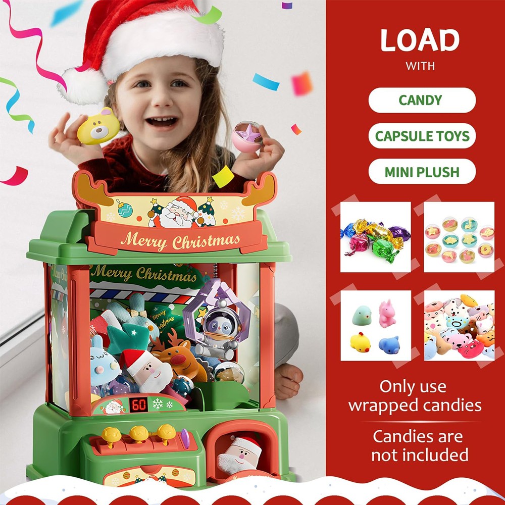 آلة مخلب عيد الميلاد للأطفال ، - مراجعة Vending Arcade Games وسعره