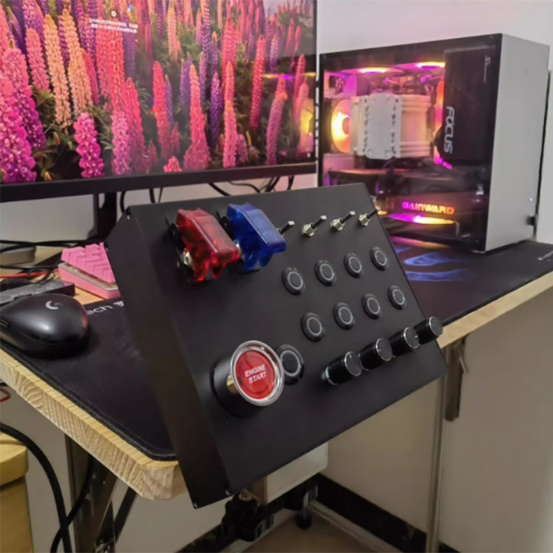 صندوق التحكم USB PC Simracing  - مراجعة Arcade Button Pcb وسعره