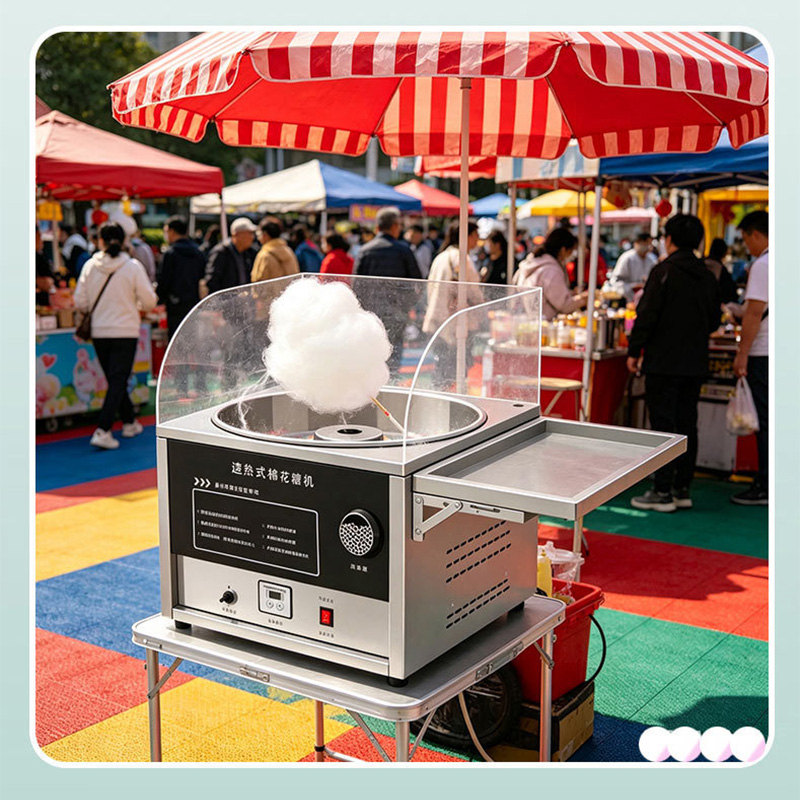 آلة صنع غزل البنات من الفولاذ  - مراجعة Candy Floss Machine وسعره