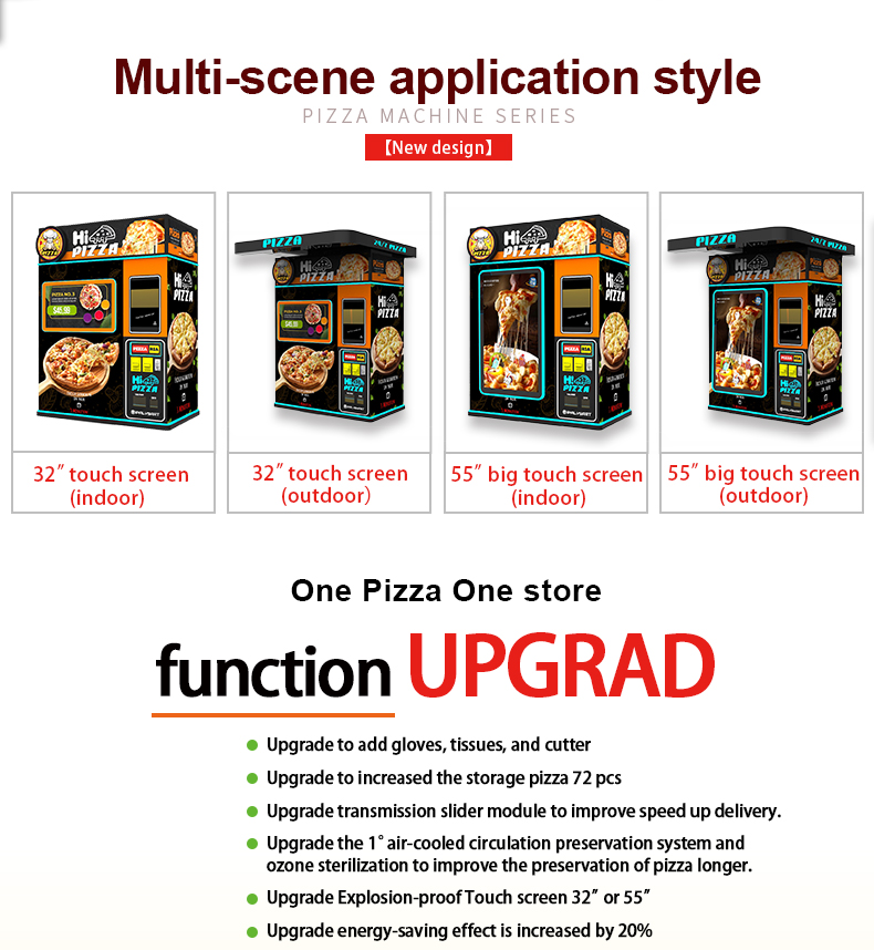 آلات صنع البيتزا بالجبنة، ماكي - مراجعة Commercial Vending Machine وسعره