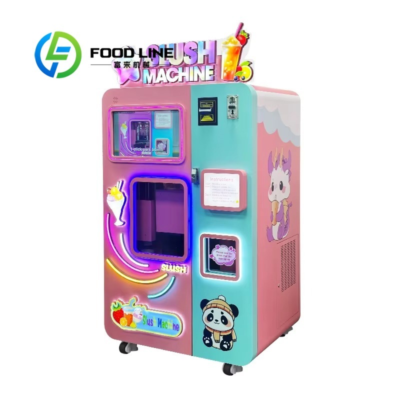 آلة بيع السلاش سريعة الذوبان م - مراجعة Slushie Machine Vending وسعره