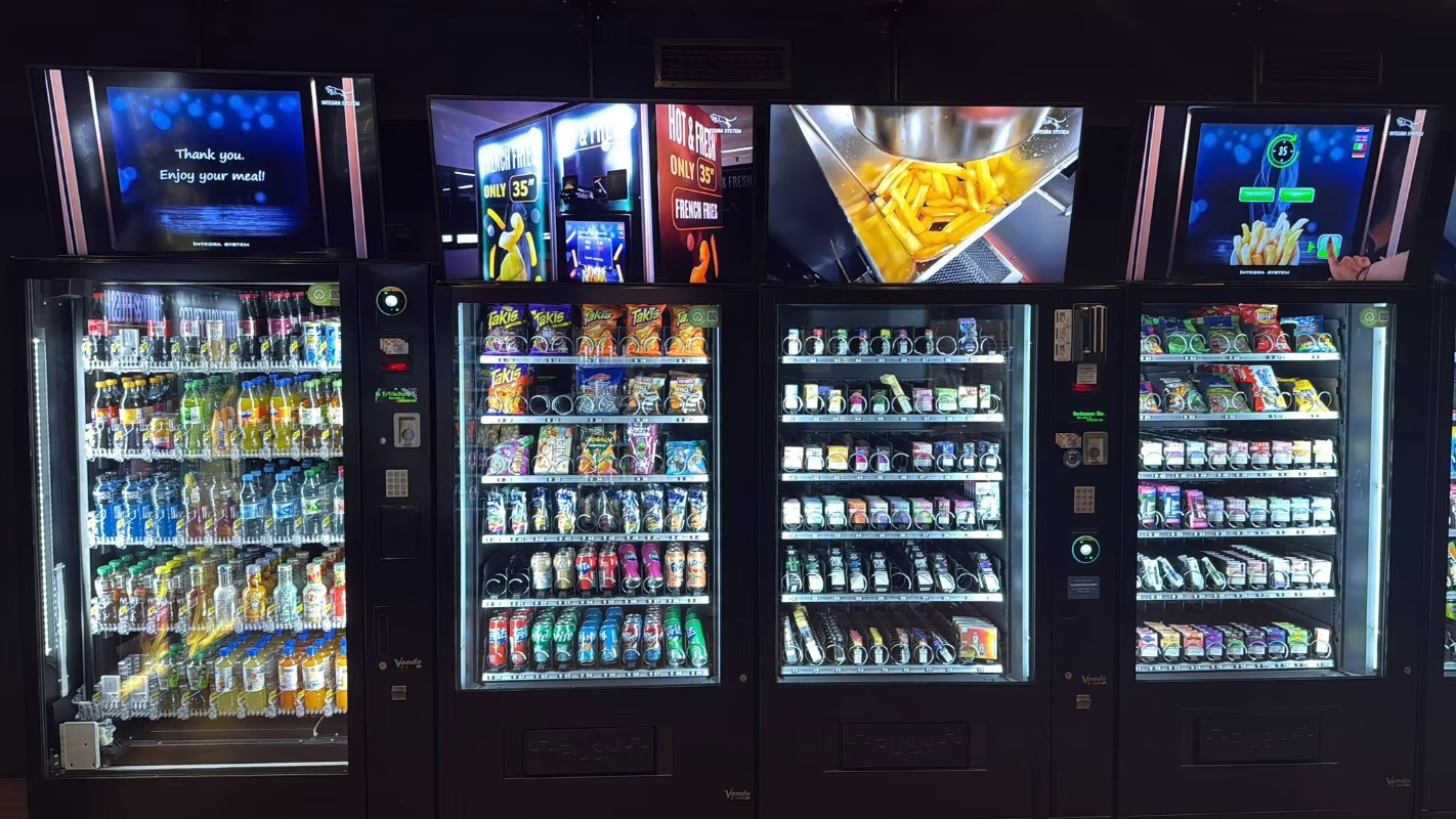 آلة بيع ذكية للوجبات الخفيفة،  - مراجعة Commercial Vending Machine وسعره