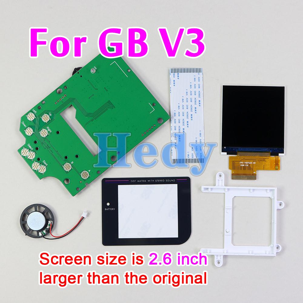 1 مجموعة جديد ل GameBoy DMG 00 - مراجعة Lcd Screen Arcade وسعره