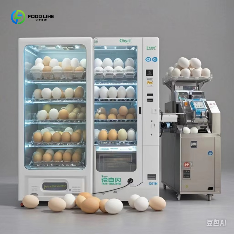 آلة بيع البيض التجارية بدون مر - مراجعة Commercial Vending Machine وسعره
