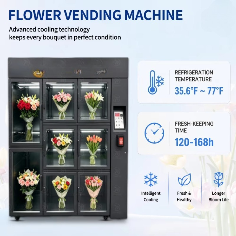 آلة بيع الزهور تعمل ببطاقات ال - مراجعة Bill Acceptor Vending وسعره