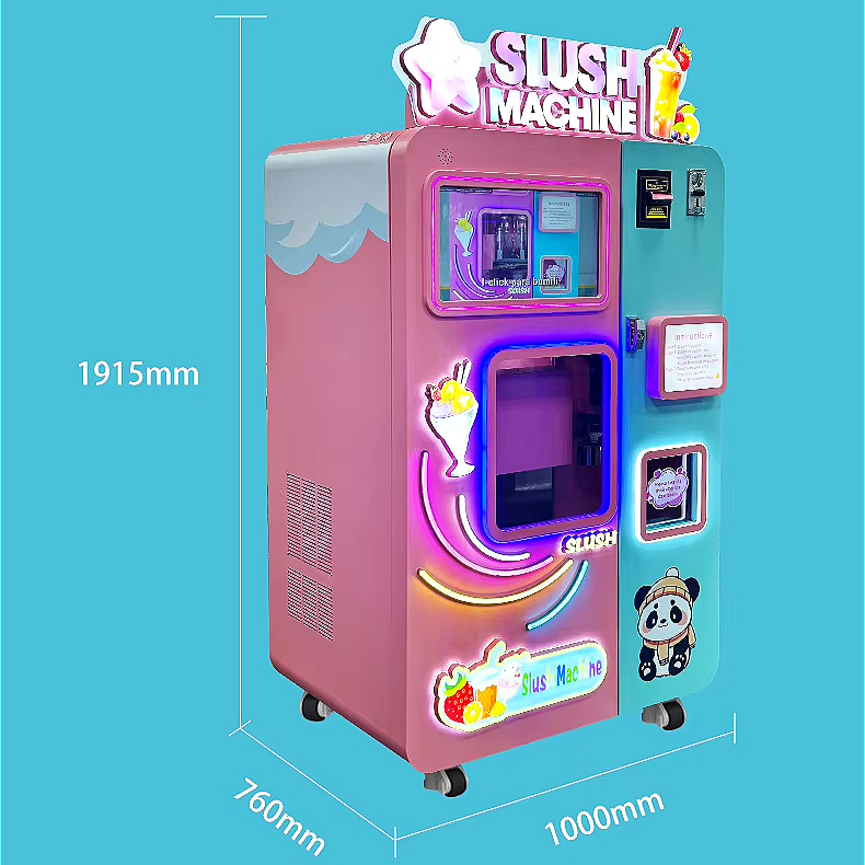 آلة سلاش تجارية لبيع المشروبات - مراجعة Slushie Machine Vending وسعره