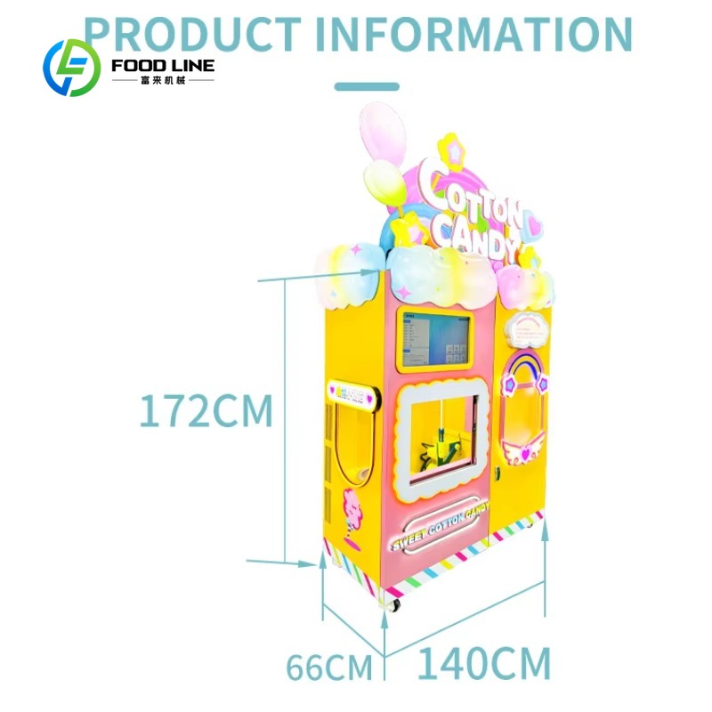 آلة بيع حلوى القطن مخصصة مع مي - مراجعة Candy Floss Machine وسعره